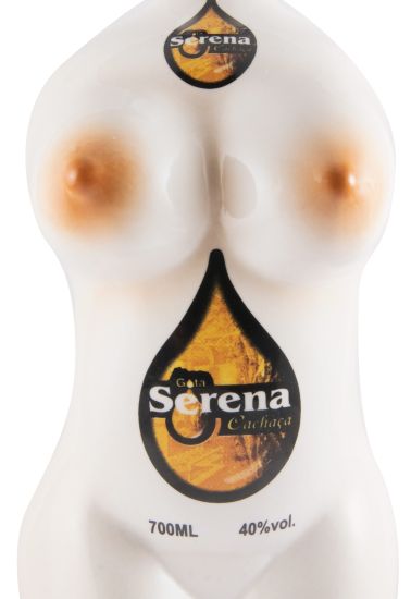Cachaça Gota Serena (garrafa em cerâmica)