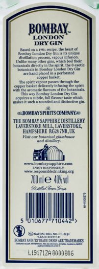 Gin Bombay Original