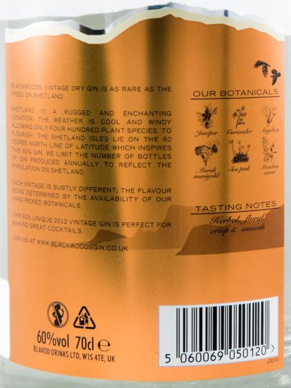 Gin Blackwoods 60% Limited Edition