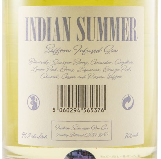 Gin Indian Summer Saffron Infused