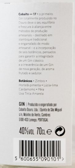 Gin Cobalto 17
