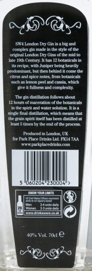 Gin SW4 London Dry