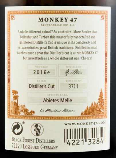 Gin Monkey 47 Distillers Cut 50cl