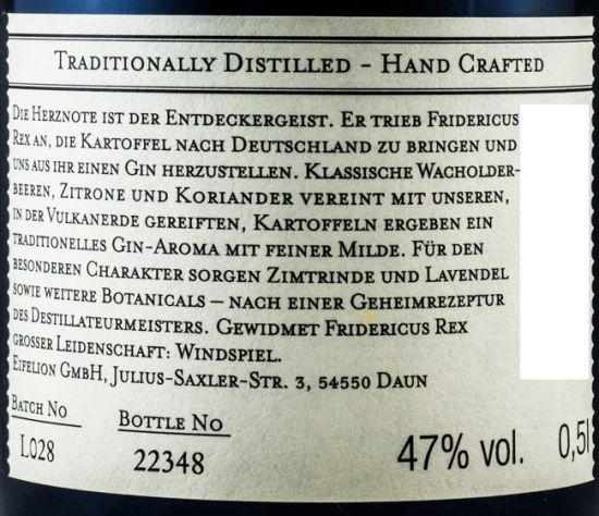 Gin Windspiel Premium 50cl