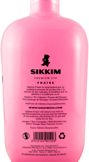 Gin Sikkim Fraise