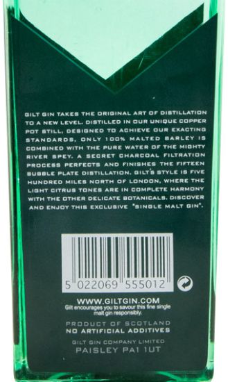 Gin Gilt Single Malt Scottish