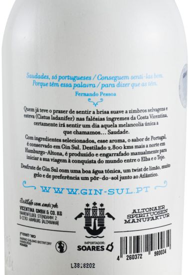 Gin Sul 50cl