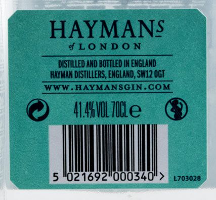 Gin Hayman's Old Tom