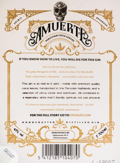 Gin Coca Leaf Amuerte White Edition