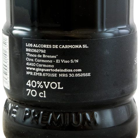 Gin Puerto de Indias Pure Black Edition