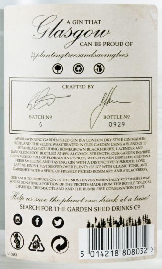 Gin Garden Shed