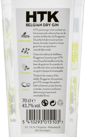 Gin HTK Belgian Dry