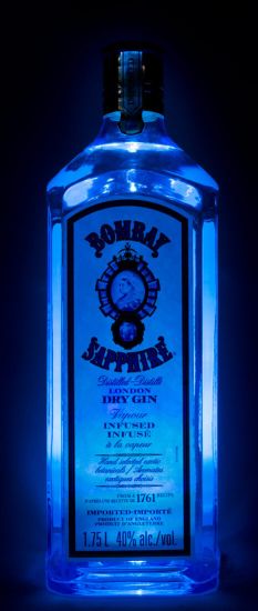 Gin Bombay Sapphire c/Luz 1,75L