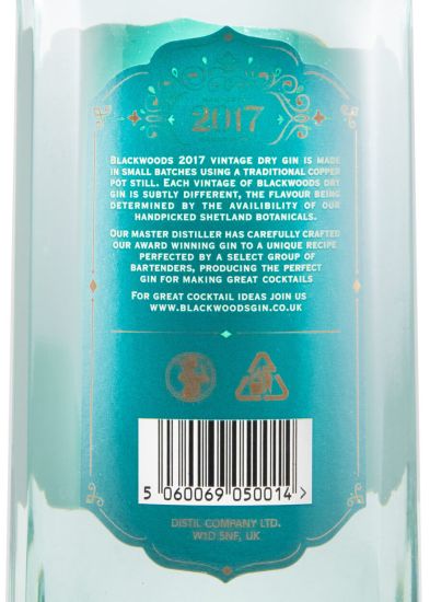 2017 Gin Blackwoods Vintage