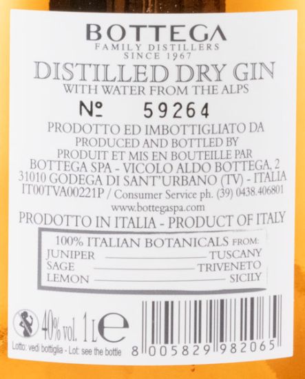 Gin Bacûr Bottega 1L