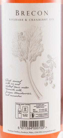 Gin Brecon Rhubarb & Cranberry