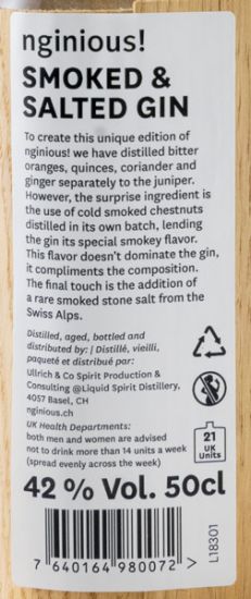 Gin Nginious! Smoked & Salted