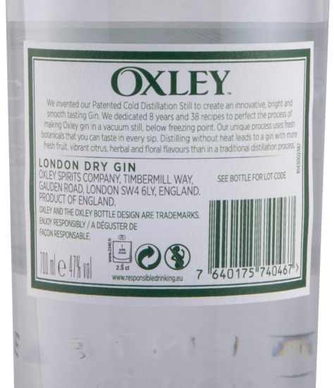 Gin Oxley Cold Distilled