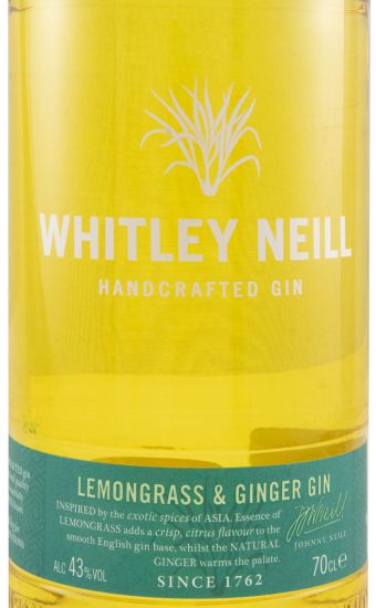 Gin Whitley Neill Lemongrass & Ginger
