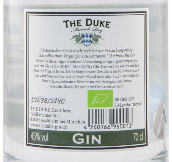 Gin The Duke Munich c/Miniatura biológico