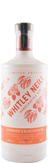Gin Whitley Neill Strawberry & Black Pepper Edição Limitada