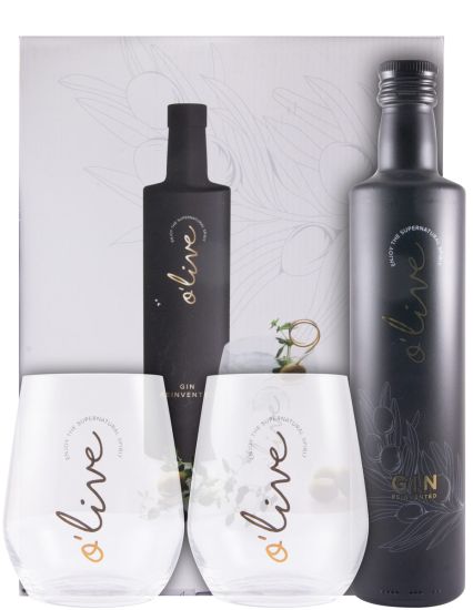 Gin O'Live 50cl c/2 Copos
