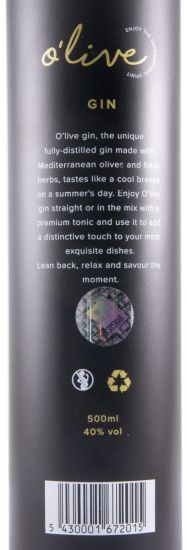 Gin O'Live 50cl c/2 Copos