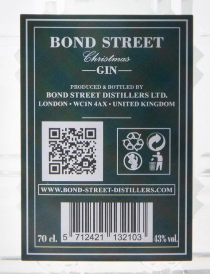 Gin Bond Street Edição Natal