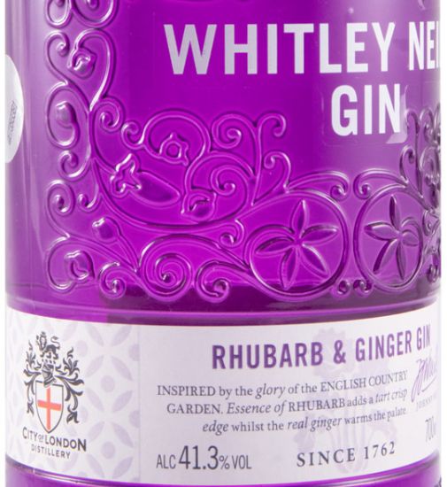 Gin Whitley Neill Rhubarb & Ginger 41.3%
