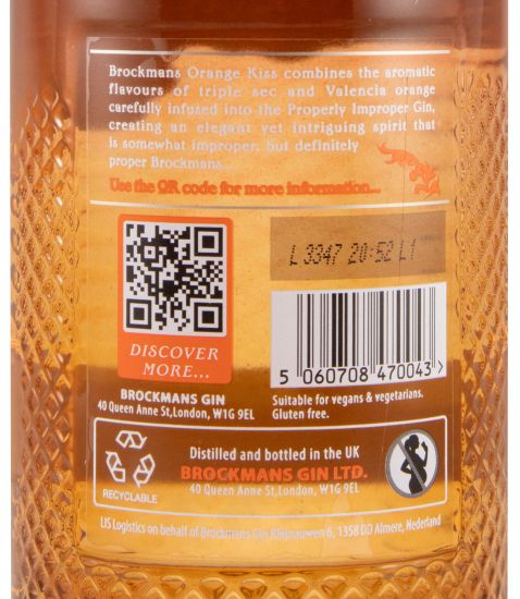Gin Brockmans Orange Kiss