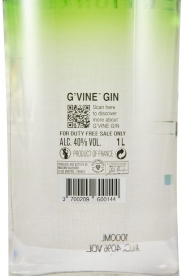 Gin G'Vine Floraison 1L
