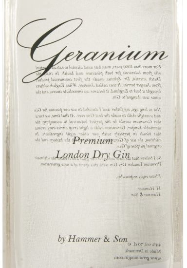 Gin Geranium by Hammer & Son