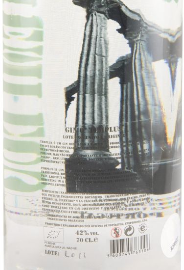 Gin O'Templus Green biológico