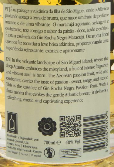 Gin Rocha Negra Passion Fruit