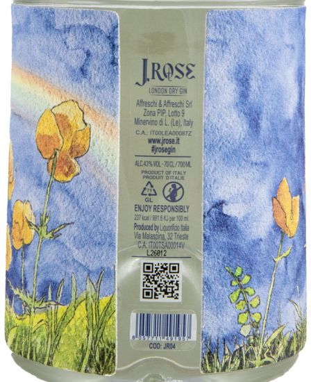 Gin J.Rose JR04 Artesanal London Dry