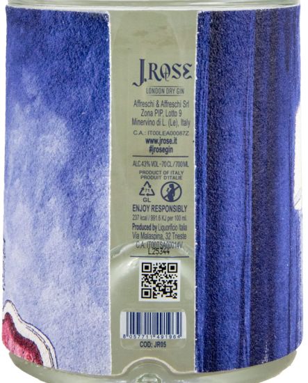 Gin J.Rose JR05 Artesanal London Dry