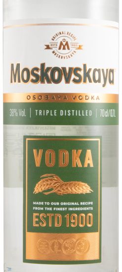 Vodka Moskovskaya