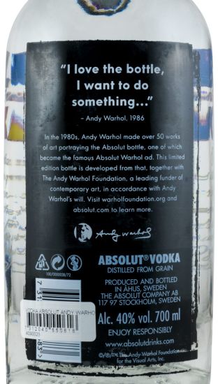 Vodka Absolut Andy Warhol