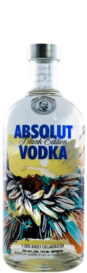 Vodka Absolut Blank Edition Dave Kinsey
