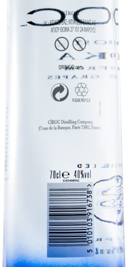 Vodka Cîroc 70cl