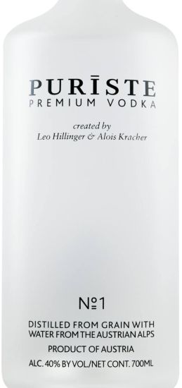 Vodka Puriste Premium N.º1