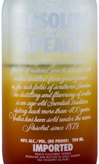Vodka Absolut Apeach