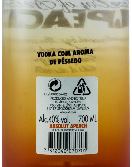 Vodka Absolut Apeach