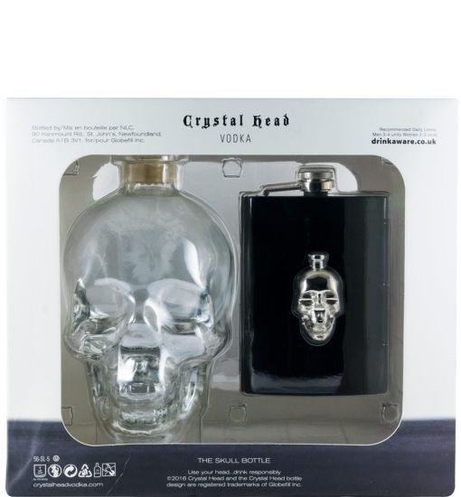 Vodka Crystal Head w/Pocket Bottle