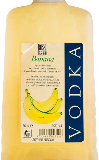Licor de Banana Rossi D'Asiago
