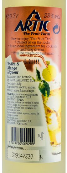 Vodka Liqueur Artic Mango