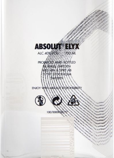 Vodka Absolut Elyx 40%