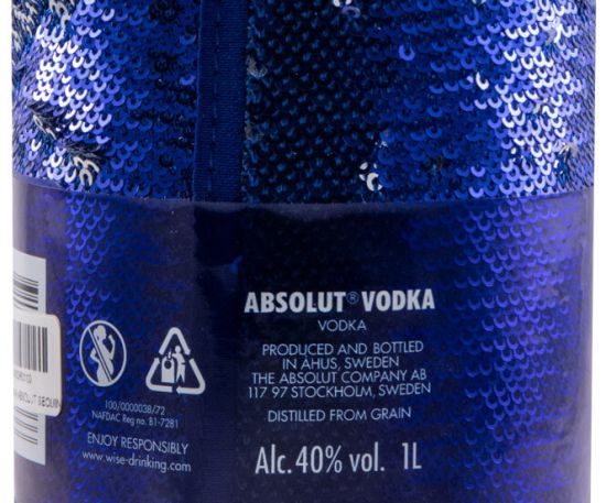 Vodka Absolut Sequin 1L