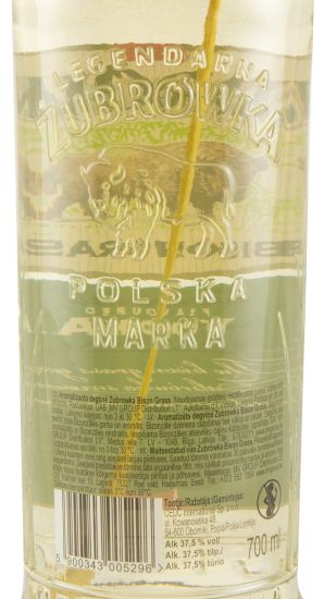 Vodka Żubrówka Bison Grass