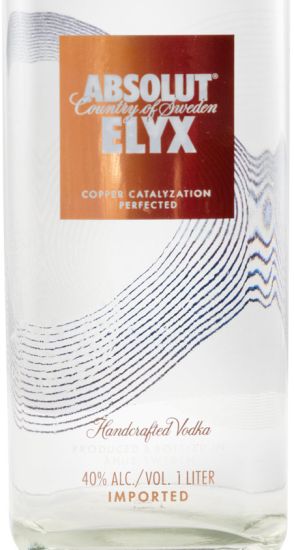 Vodka Absolut Elyx 1L